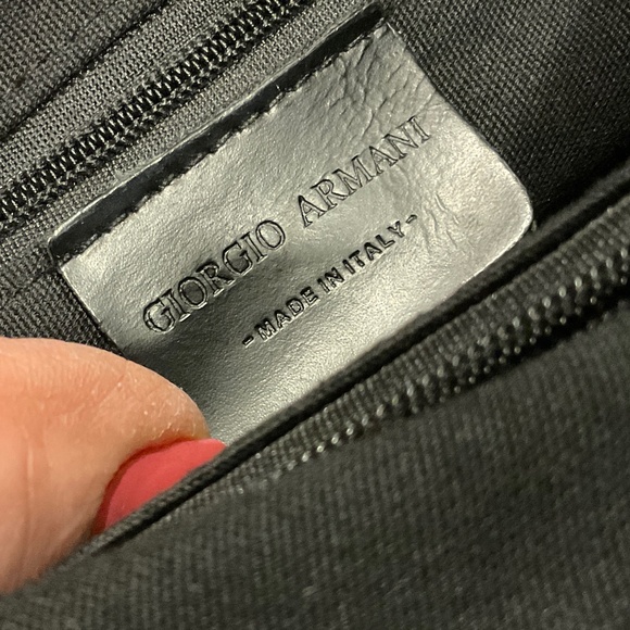 GIORGIO ARMANI  Messenger Bag Black - Picture 6 of 16